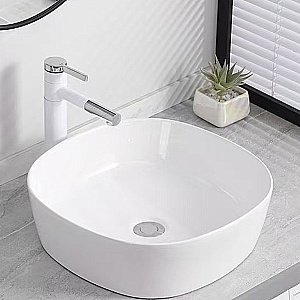 Раковина накладная RGW GS-05 80121005-01 белая купить в интернет-магазине Sanbest