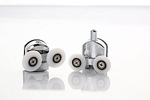 Душевой уголок Black&White Stellar Wind 1028080 80х80 стекло прозрачное/профиль хром купить в интернет-магазине Sanbest