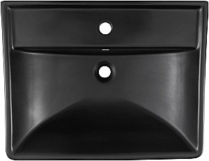 Тумба с раковиной Aquanet Вега 60 344121+329247 белая глянцевая для ванной в интернет-магазине Sanbest