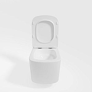 Унитаз подвесной Vincea Ultra VT1-32T белый, с крышкой микролифт, безободковый, слив-торнадо купить в интернет-магазине Sanbest