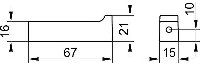 Крючок KEUCO EDITION 11 11116130000 хром черный купить в интернет-магазине сантехники Sanbest