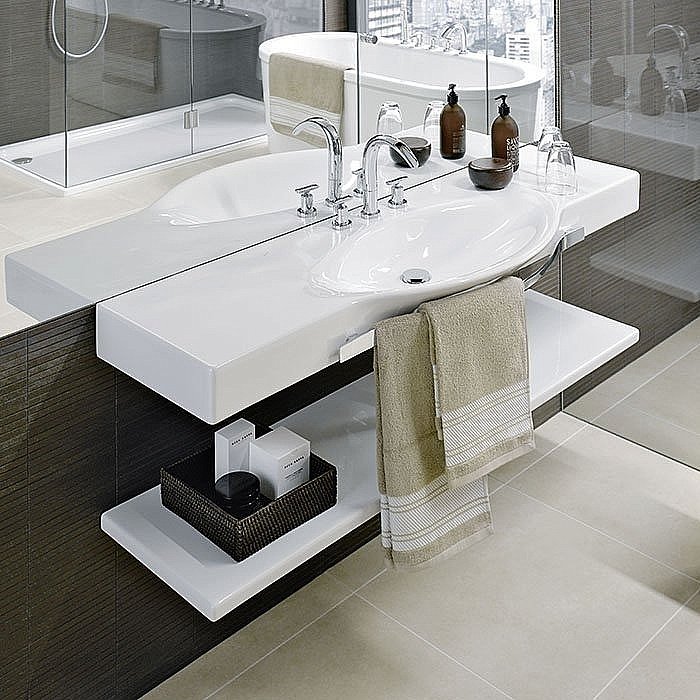 Раковина Laufen Palace 8.1270.6.000.104.1 белая купить в интернет-магазине Sanbest