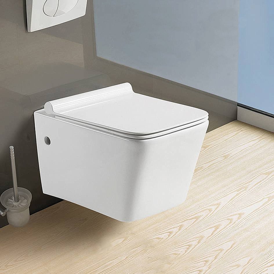 Унитаз подвесной GID Tr2194 белый, с крышкой микролифт купить в интернет-магазине Sanbest