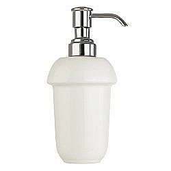 Колба диспенсера для жидкого мыла Migliore Fortuna/Mirella 27664 белая керамика хром купить в интернет-магазине сантехники Sanbest