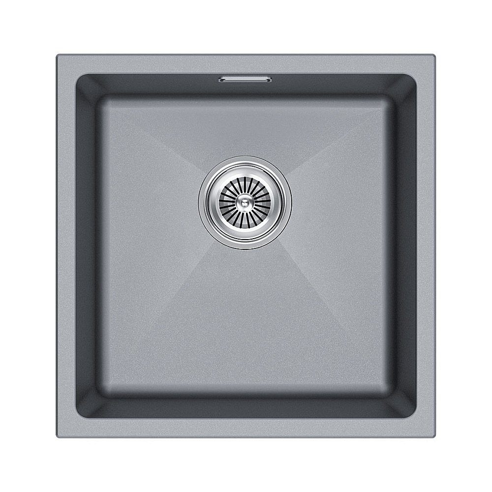 Кухонная мойка Paulmark LUMI 45UNI LU45-GRM серый металлик купить в интернет-магазине сантехники Sanbest