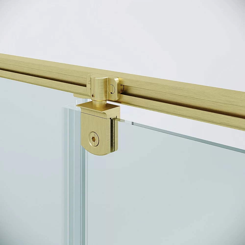 Душевой уголок Niagara Nova NG-45-12ASG-A100SG-34 120x100 стекло прозрачное/профиль брашированное золото купить в интернет-магазине Sanbest