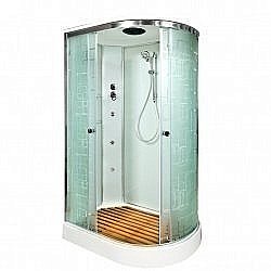 Душевая кабина DTO ЕМ1512 с гидромассажем 120х80 купить в интернет-магазине Sanbest