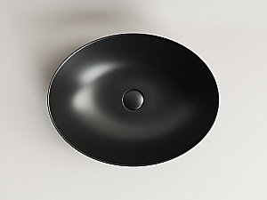 Раковина накладная Ceramica Nova Element CN6017MB черная матовая купить в интернет-магазине Sanbest