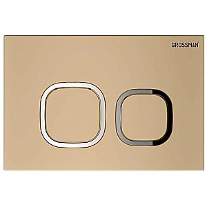 Кнопка для инсталляции Grossman Cosmo 700.K31.02.310.310 золото матовое купить в интернет-магазине сантехники Sanbest