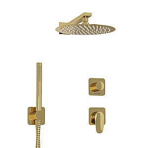 Душевая система WasserKRAFT Neckar 2100 SET2830 золото купить в интернет-магазине сантехники Sanbest