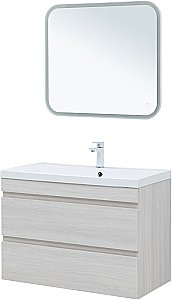 Тумба с раковиной Aquanet Нота New 334206 100 дуб холден для ванной в интернет-магазине Sanbest