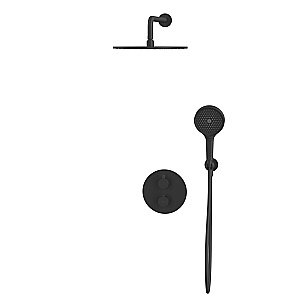 Душевая система WhiteCross Y YSET08TOPBL черная матовая купить в интернет-магазине сантехники Sanbest