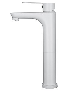 Смеситель для раковины высокий WONZON & WOGHAND ALFA WW-A40232-MW белый матовый купить в интернет-магазине сантехники Sanbest