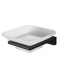 Мыльница с держателем WONZON & WOGHAND ECLIPSE, Черный (WW-9122-BL) купить в интернет-магазине сантехники Sanbest