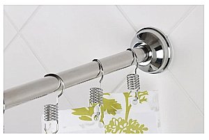 Карниз для ванны Aquatek Поларис-2 155x155 KARN-0000021 хром купить в интернет-магазине сантехники Sanbest