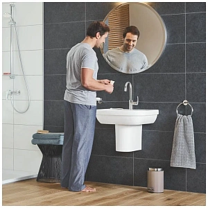 Раковина с полупьедесталом Grohe Euro Ceramic GR2005-2 55 купить в интернет-магазине Sanbest