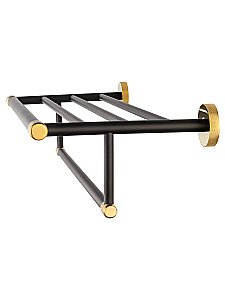 Полка для полотенец WONZON & WOGHAND MAJESTIC WW-9281 черный/золото купить в интернет-магазине сантехники Sanbest