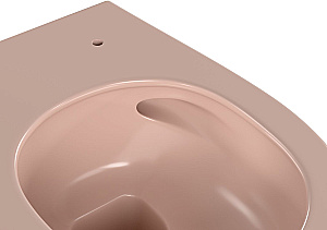 Унитаз подвесной Allen Brau Fantasy 3 Vortex 4.11035.SM розовый матовый, с крышкой микролифт, слив торнадо купить в интернет-магазине Sanbest