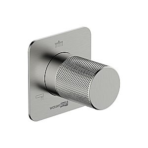 Дивертор Wasserkraft Tauber A297 3 выхода, никель для смесителя в интернет-магазине сантехники Sanbest