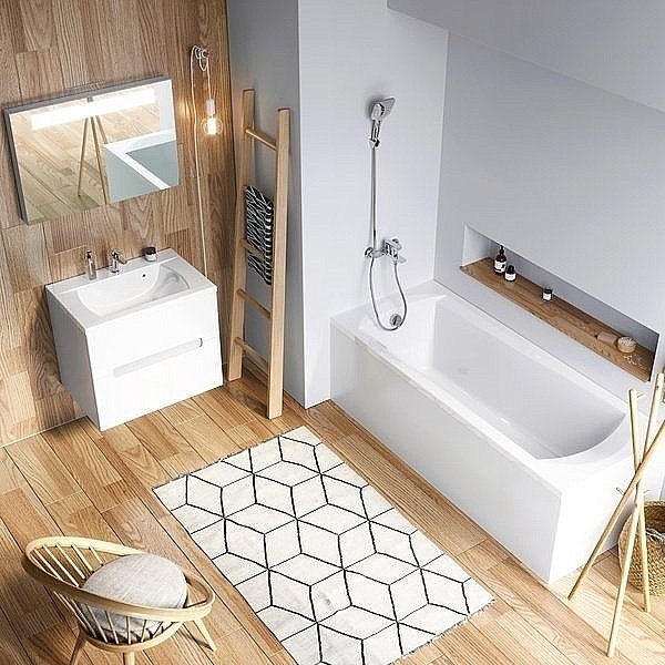 Ванна акриловая Ravak DOMINO PLUS C631R00000 170х75 купить в интернет-магазине Sanbest