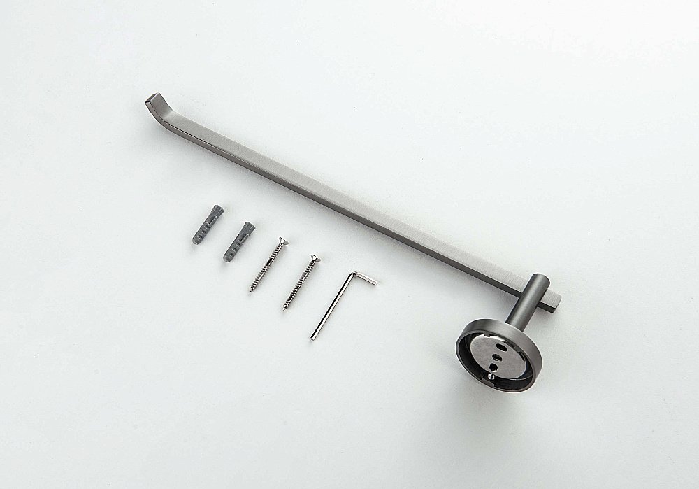 Полотенцедержатель Aquatek Бетта AQ4619BGM 30 оружейная сталь купить в интернет-магазине сантехники Sanbest