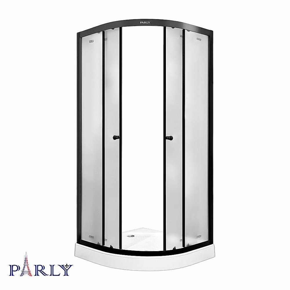 Душевой уголок Parly ZF911B 90x90 профиль белый/стекло матовое купить в интернет-магазине Sanbest
