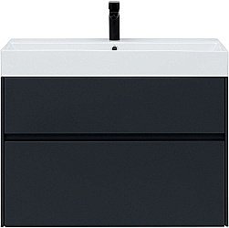 Тумба для раковины Aquanet Бруклин 310142 85 антрацит матовый купить в интернет-магазине сантехники Sanbest