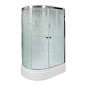 Душевая кабина DTO Серия ЕМ ЕМ2712 с гм. и эл. 120x80 купить в интернет-магазине Sanbest