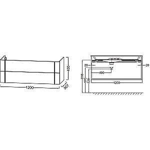 Тумба с раковиной Jacob Delafon NOUVELLE VAGUE EB3035 120 фактурный дуб/раковина серая для ванной в интернет-магазине Sanbest