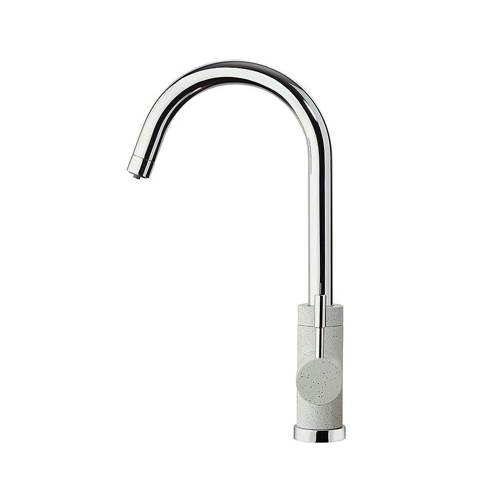 Смеситель для кухни PAINI Cox 7890643CR3V11L2KM белый гранит купить в интернет-магазине сантехники Sanbest