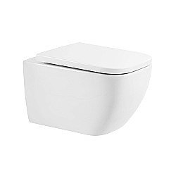 Унитаз подвесной BelBagno ALPINA BB10100CHR/SC с крышкой микролифт, безободковый купить в интернет-магазине Sanbest