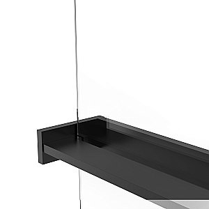 Душевая перегородка Vincea Walk-In VSW-1HR110CGB 110x200 профиль черный/стекло тонированное купить в интернет-магазине Sanbest