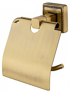 Держатель для туалетной бумаги с крышкой WONZON & WOGHAND ROMA WW-7226 бронза купить в интернет-магазине сантехники Sanbest