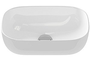 Раковина накладная Cersanit Moduo 50 63570 белая купить в интернет-магазине Sanbest