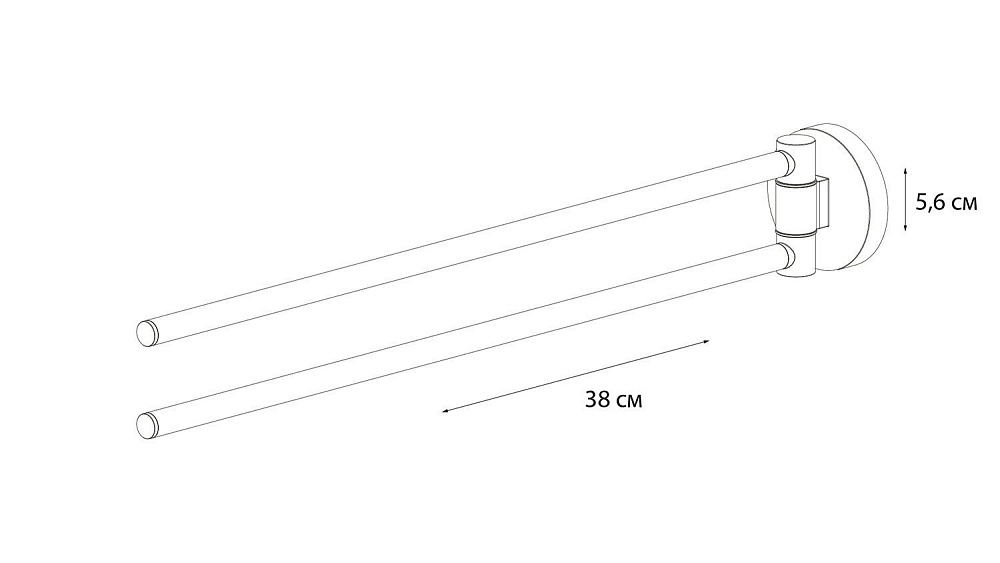 Полотенцедержатель FIXSEN HOTEL FX-31002A купить в интернет-магазине сантехники Sanbest