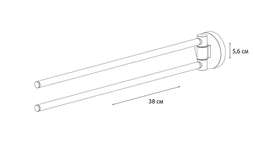 Полотенцедержатель FIXSEN HOTEL FX-31002A купить в интернет-магазине сантехники Sanbest