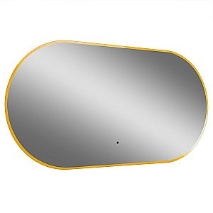 Зеркало Art&Max TORINO AM-Tor-550-1050-DS-Gold в ванную от интернет-магазине сантехники Sanbest