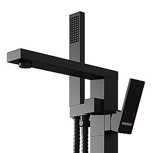 Смеситель напольный для ванны Grossman Falcon 530.K35.08.210 черный матовый купить в интернет-магазине сантехники Sanbest