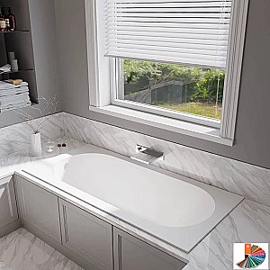 Ванна из искусственного камня Veconi Stampo Slim STMSLIM18080MRAL 180х80 цвет по ral матовый купить в интернет-магазине Sanbest