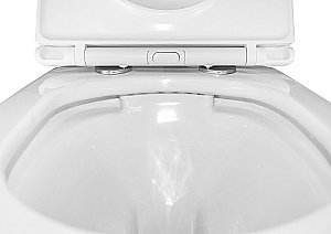 Унитаз подвесной Azario UNO 4551+AZ-2380+7520 с инсталляцией Loranto и кнопкой, безободковый, с сиденьем микролифт, белый купить в интернет-магазине Sanbest