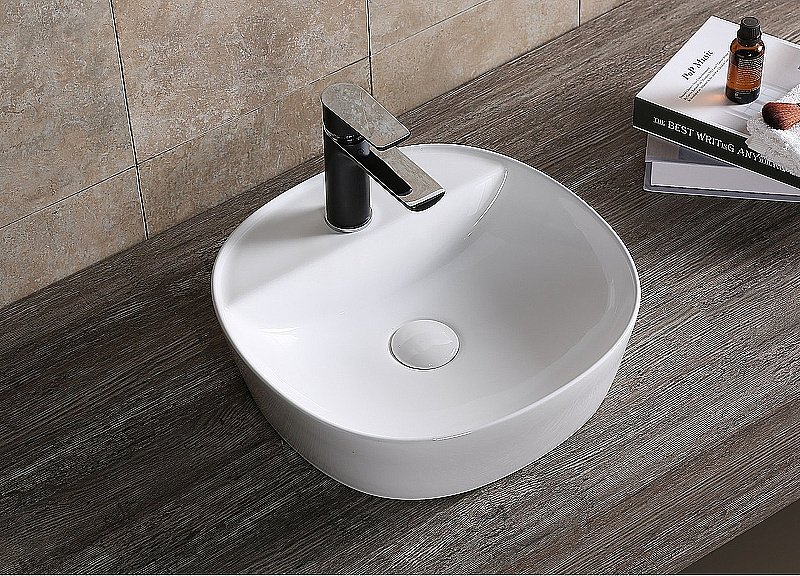 Раковина накладная CeruttiSpa 40 CR0075 белая купить в интернет-магазине Sanbest