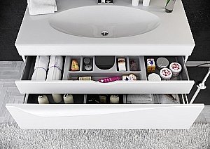 Тумба с раковиной Clarberg Papyrus 120 для ванной в интернет-магазине Sanbest