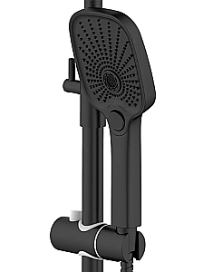 Душевая система Azario Conda AZ-K2411B черная матовая купить в интернет-магазине сантехники Sanbest