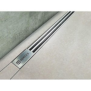 Душевой лоток боковой Berges Super Slim 60 091152 хром глянец купить в интернет-магазине Sanbest