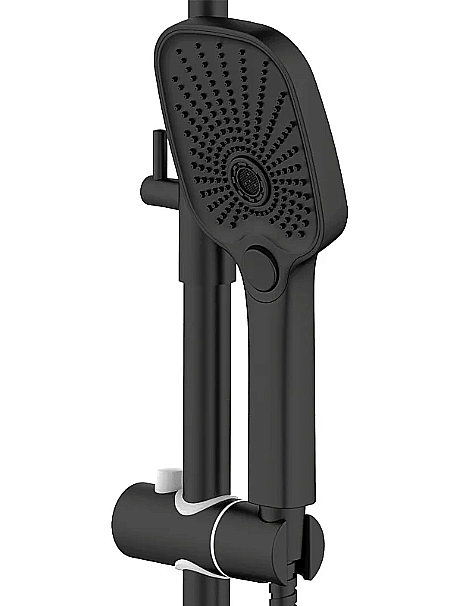 Душевая система Azario Conda AZ-K2411B черная матовая купить в интернет-магазине сантехники Sanbest