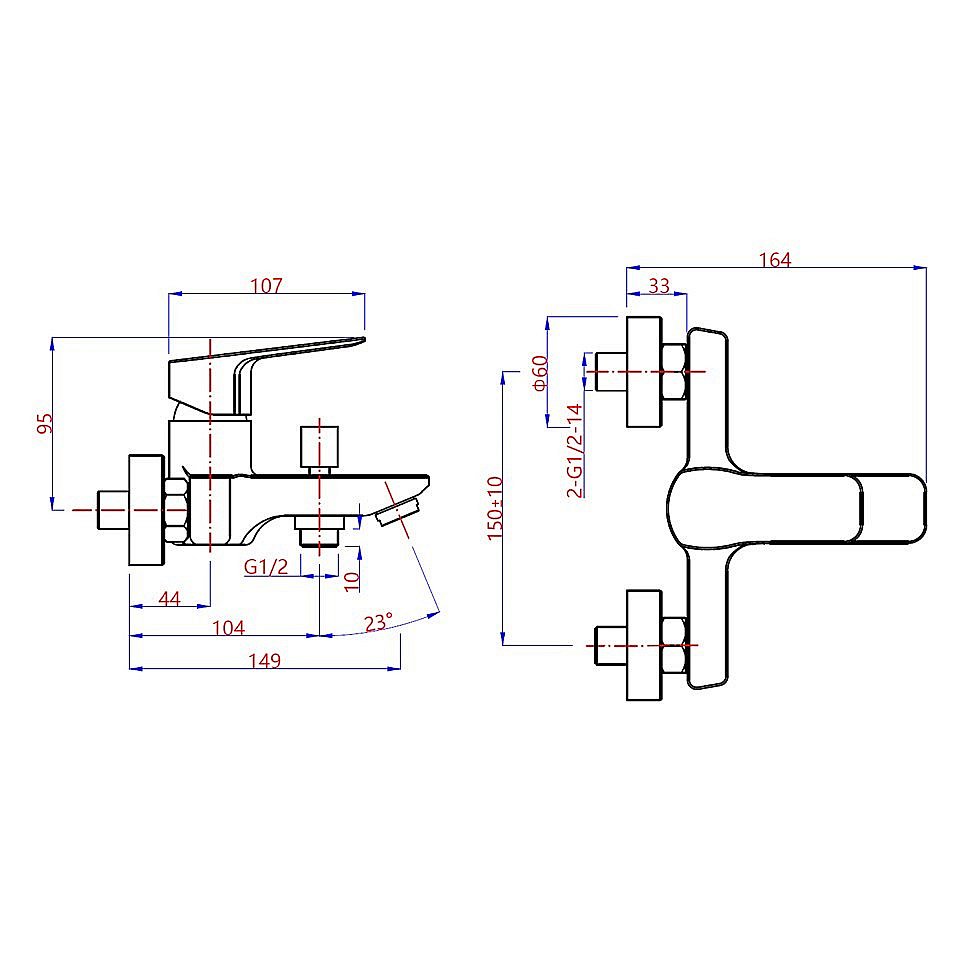 Набор смесителей Paini Viva Style 3в1 P4CRSET4 хром купить в интернет-магазине сантехники Sanbest