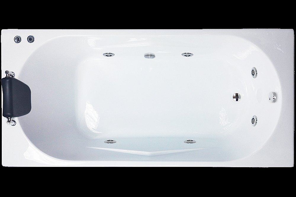 Акриловая ванна Royal Bath Tudor Standart RB407700ST 150x70 белая с гидромассажем купить в интернет-магазине Sanbest