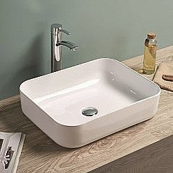 Раковина накладная Art&Max 50 AM-78109 белая купить в интернет-магазине Sanbest