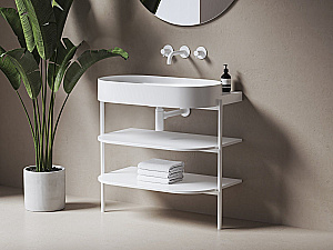 Раковина Ravak Yard 800 XJX0E080000 белый матовый купить в интернет-магазине Sanbest