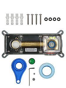 Смеситель для раковины встраиваемый WONZON & WOGHAND FRAME, Брашированное золото (WW-88869010- BG) купить в интернет-магазине сантехники Sanbest